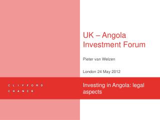 UK – Angola Investment Forum