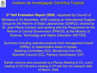 Instituto de Investigação Científica Tropical