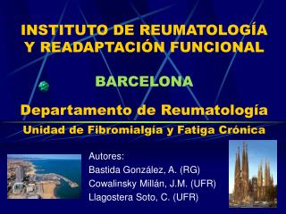 INSTITUTO DE REUMATOLOGÍA Y READAPTACIÓN FUNCIONAL BARCELONA