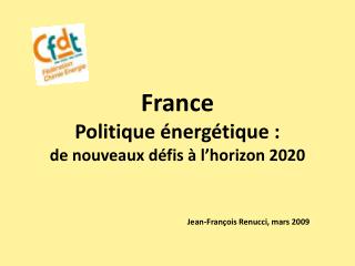 Les objectifs fixés en 2005