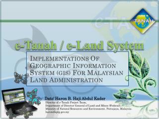 e-Tanah / e-Land System