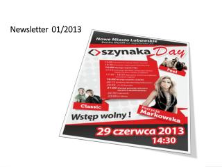 Newsletter 01/2013