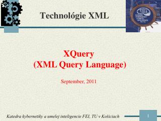 Technol ógie XML