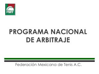 Federación Mexicana de Tenis A.C.