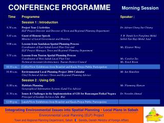 CONFERENCE PROGRAMME