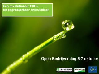 Open Bedrijvendag 6-7 oktober