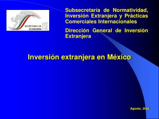 Inversión extranjera en México