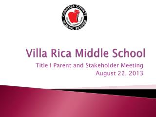Villa Rica Middle School