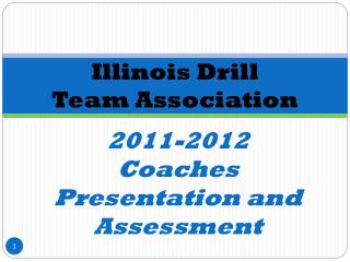 2011-2012 Coaches Presentation and Assessment