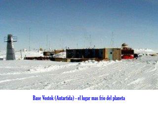 Base Vostok (Antartida) - el lugar mas frio del planeta