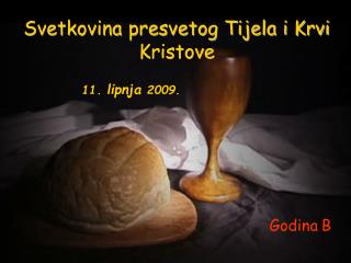 Svetkovina presvetog Tijela i Krvi Kristove