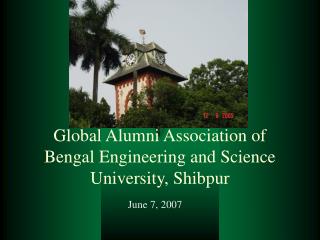 Global Alumni Association of Bengal Engineering and Science University, Shibpur