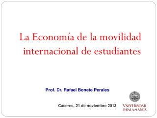La Economía de la movilidad internacional de estudiantes