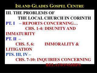 Island Glades Gospel Centre