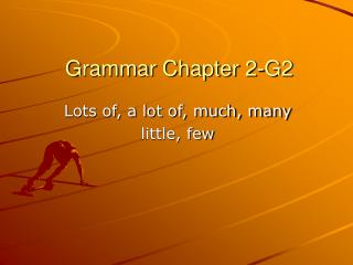 Grammar Chapter 2-G2