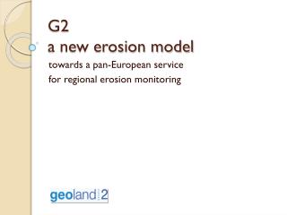 G2 a new erosion model