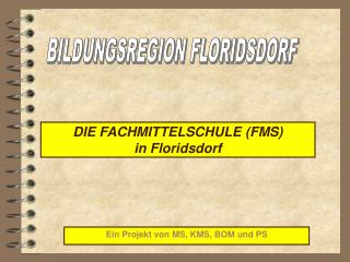 DIE FACHMITTELSCHULE (FMS) in Floridsdorf