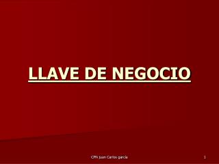 LLAVE DE NEGOCIO