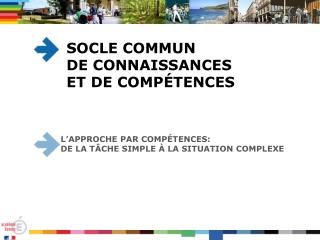 L’APPROCHE PAR COMPÉTENCES: DE LA TÂCHE SIMPLE À LA SITUATION COMPLEXE