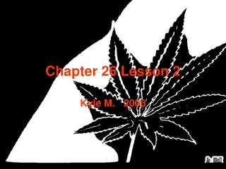 Chapter 26 Lesson 2