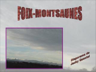 FOIX-MONTSAUNES