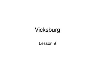 Vicksburg