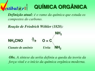 QUÍMICA ORGÂNICA