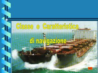 Classe e Caratteristica di navigazione