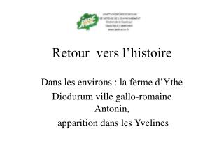 Retour vers l’histoire