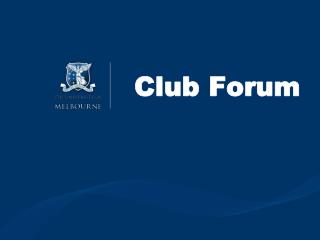 Club Forum