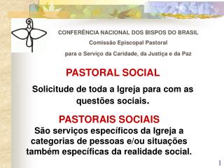 CONFERÊNCIA NACIONAL DOS BISPOS DO BRASIL Comissão Episcopal Pastoral