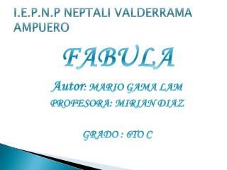 I.E.P.N.P NEPTALI VALDERRAMA AMPUERO