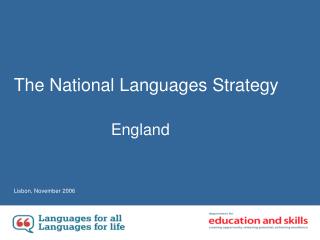 The National Languages Strategy