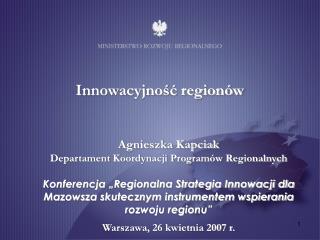 Innowacyjność regionów
