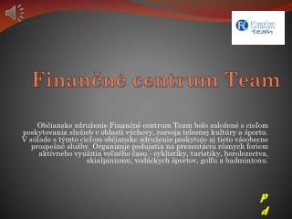 Finančné centrum Team