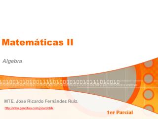 Matemáticas II