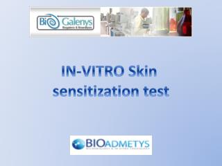 IN-VITRO Skin sensitization test