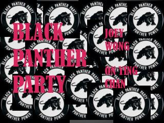 BLACK PANTHERS PARTY