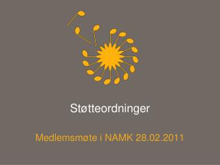 Støtteordninger