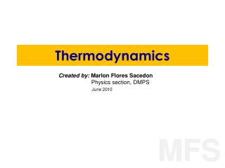 Thermodynamics