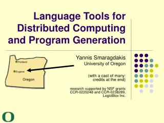 Language Tools for Distributed Computing and Program Generation