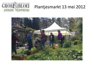 Plantjesmarkt 13 mei 2012