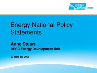 Energy National Policy Statements