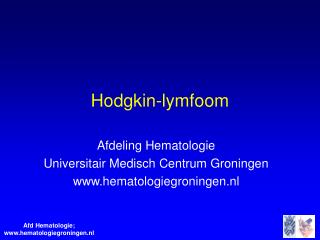 Hodgkin-lymfoom