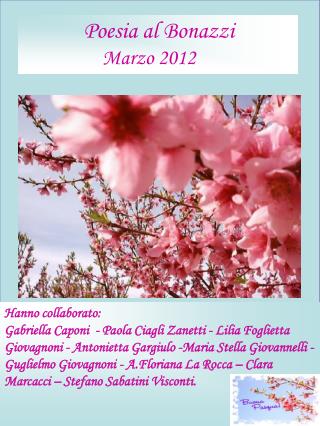 Poesia al Bonazzi Marzo 2012