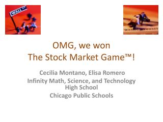 OMG, we won The Stock Market Game™!