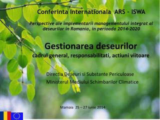 Conferinta Internationala ARS – ISWA