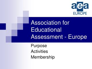 Association for Educational Assessment - Europe