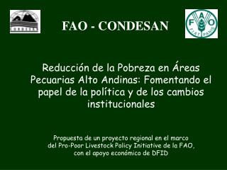FAO - CONDESAN