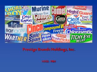 Prestige Brands Holdings, Inc. NYSE: PBH